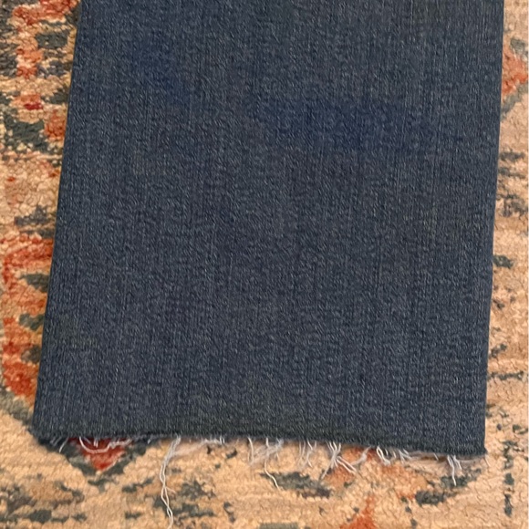 Pilcro Yaya mid rise cropped kick flare Jeans. Two tone seams - Picture 13 of 13